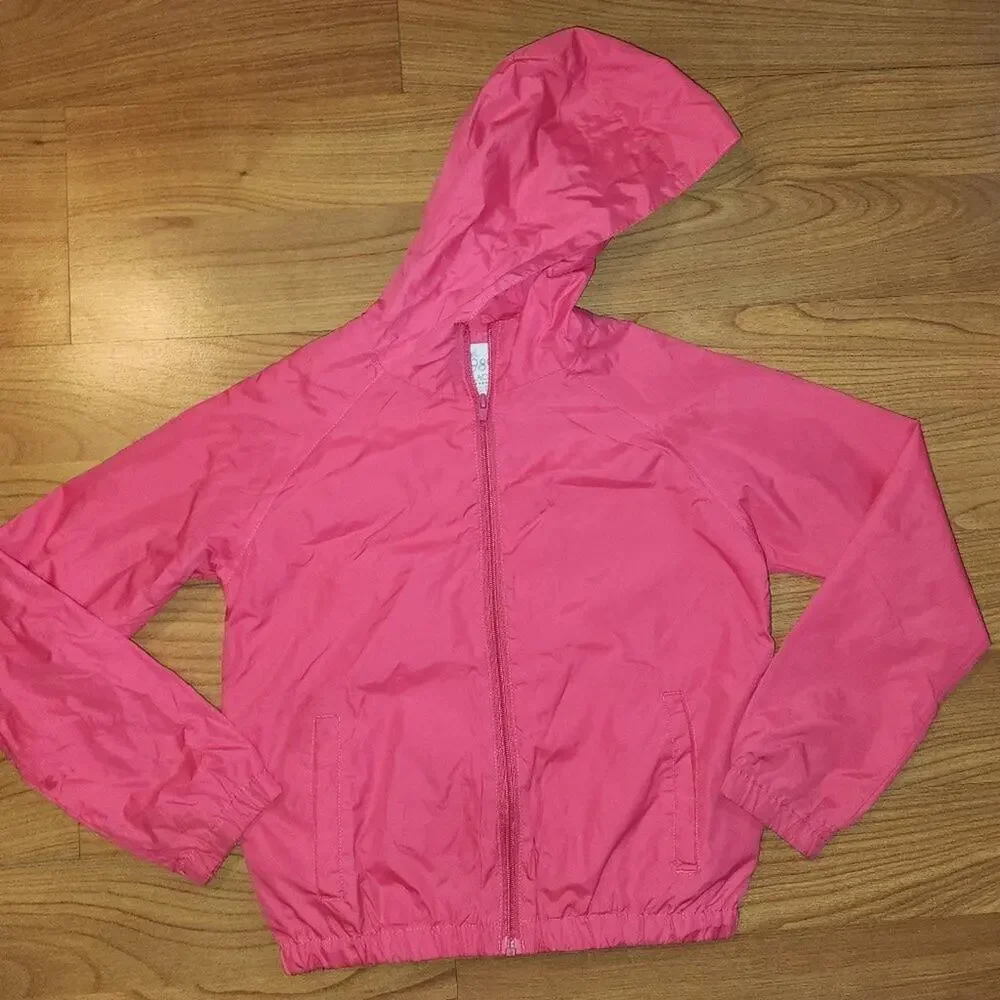 Children's Place Hot Pink Windbreaker || Girls sz 10/12